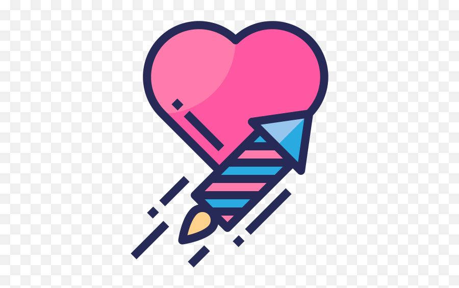 Valentine Rocket Love Valentines Romantic Heart Free Emoji,Romantic Emoticons Texting