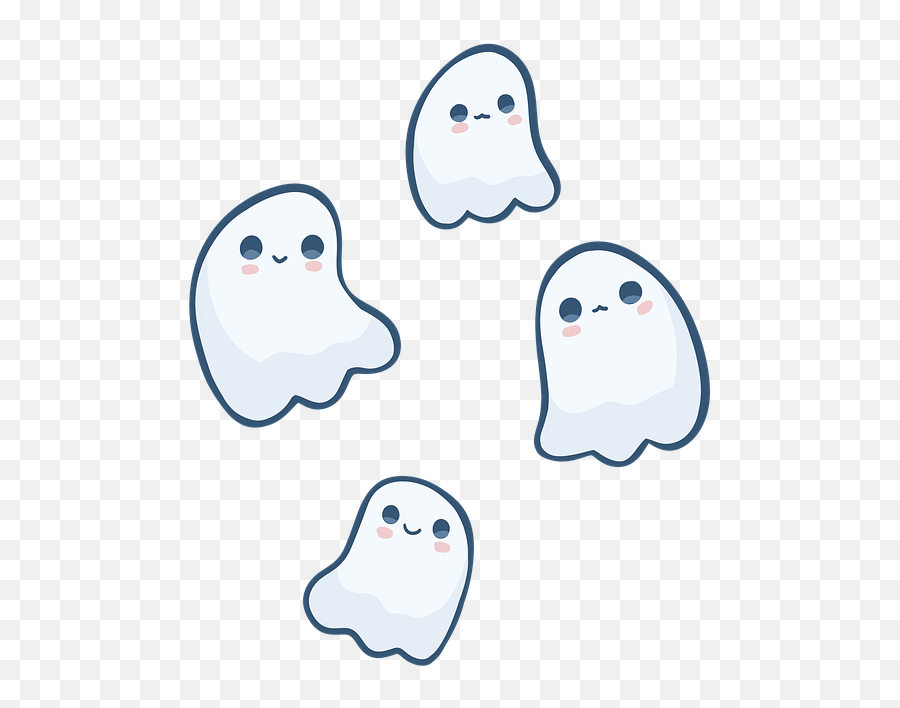 Free Photo Ghost Halloween Cute Kawaii Chibi Spirit Spooky Emoji,Chibi Startled Emotion