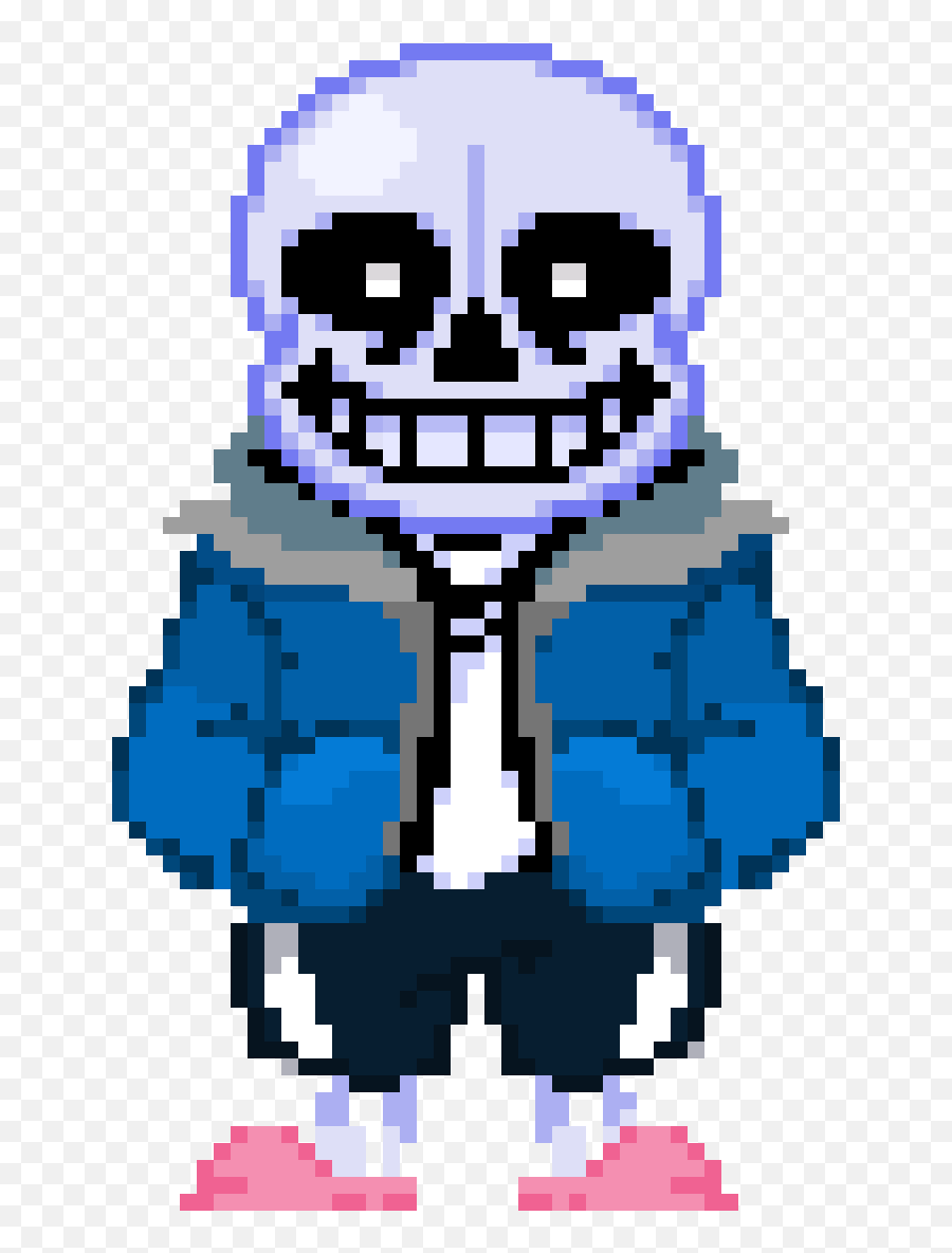 Sans Pixel Art Undertale Emoji,Sans Deals With Emotions Well Undertale