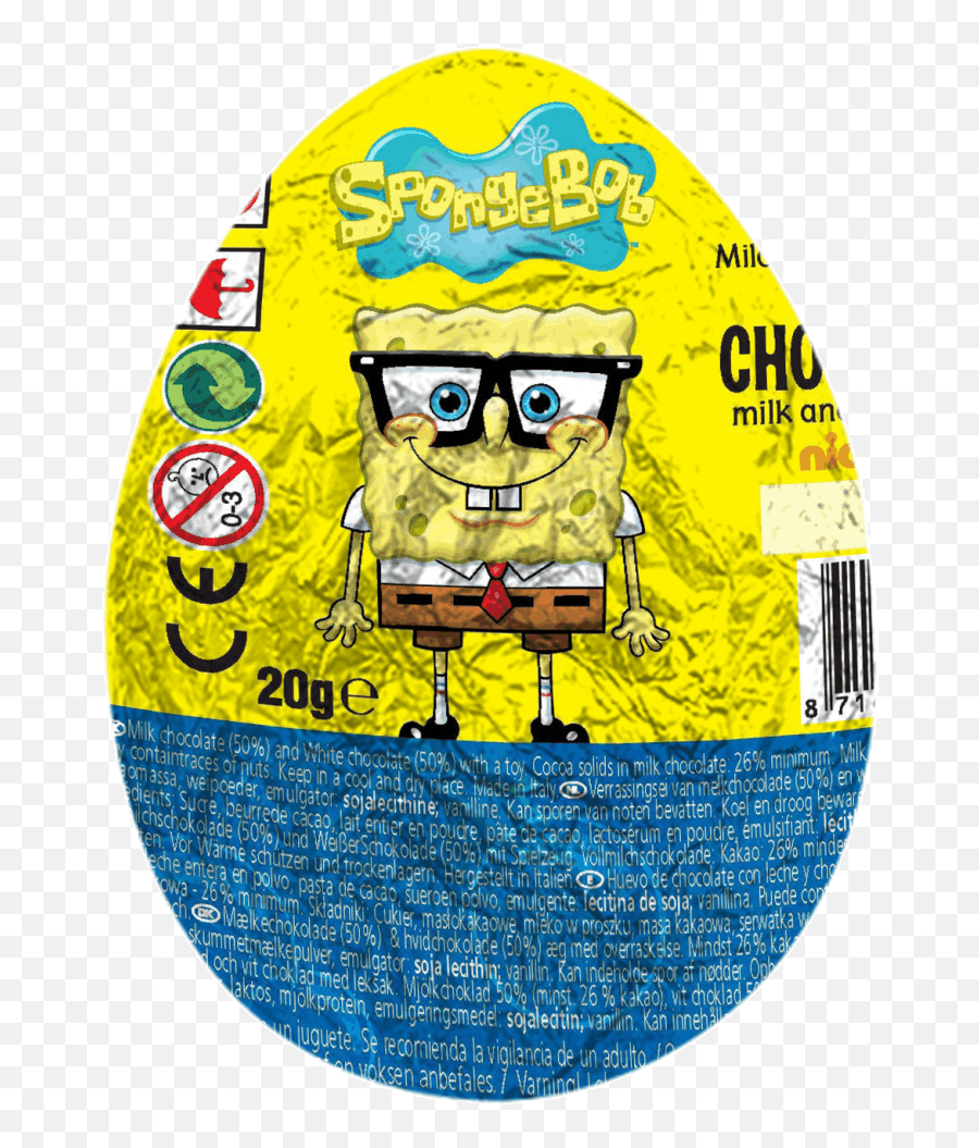 Chocolate Sponge Bob Choco Eggs Yavuz Europe Emoji,Emoji Sponge