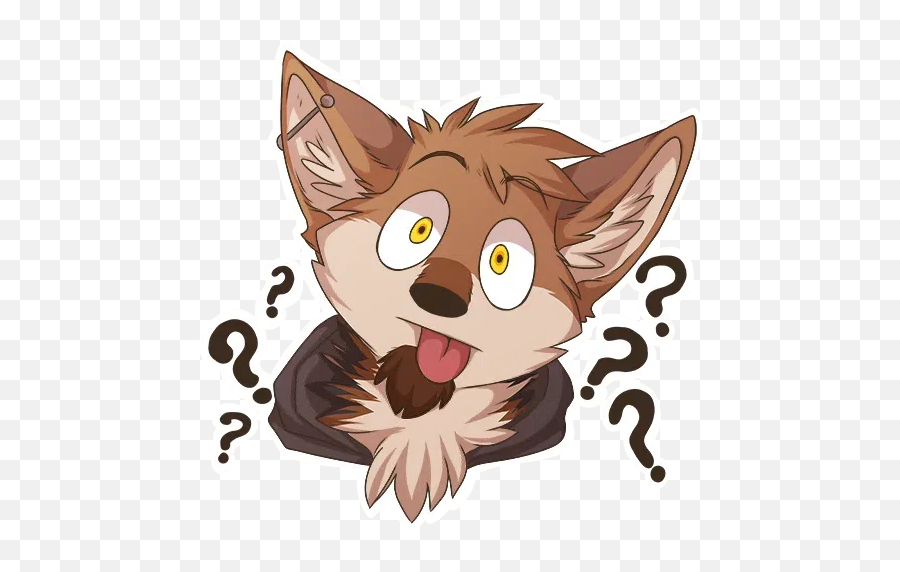 Furros Random Sticker Pack - Stickers Cloud Emoji,Coyote Emoji