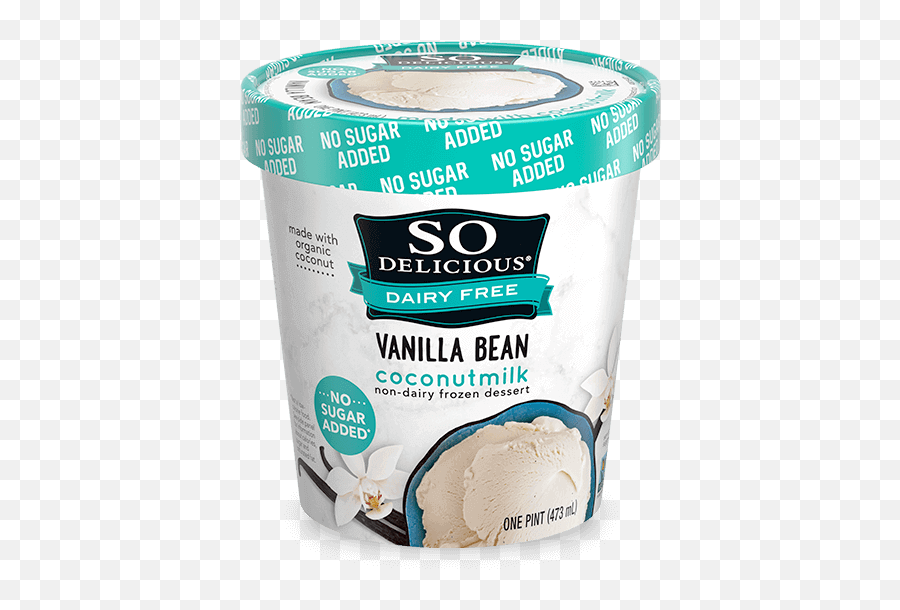 No Sugar Added Vanilla Bean Coconutmilk Frozen Dessert So Emoji,Desset Emojis