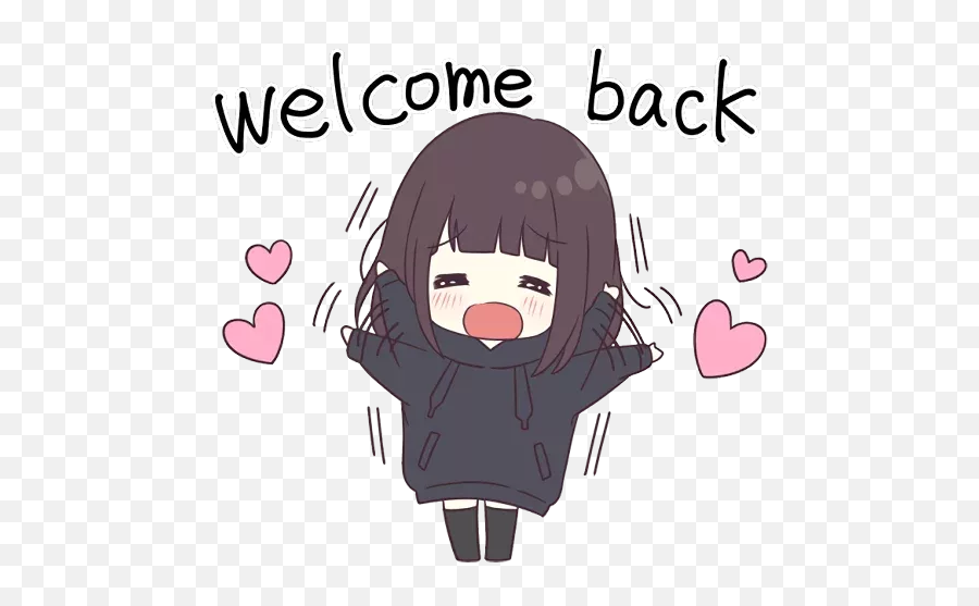 Menhera Chan - Menhera Chan Welcome Emoji,Anime Girl Emotions