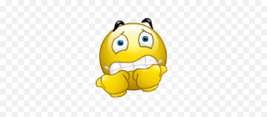 Nervös Tjej - Emoji Con Miedo Gif,Afraid Emoticon