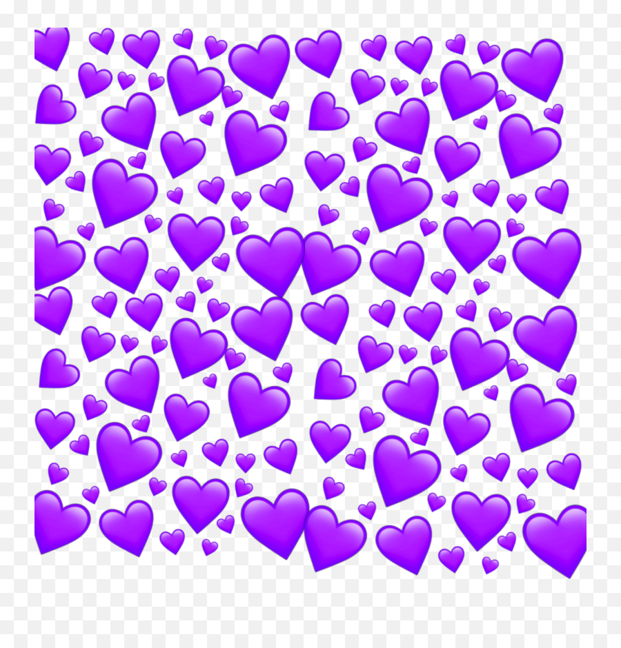 Heart Cute Effect Purple Hearts Pinkheart Purplehearts - Purple Heart Emoji Background,Sparkling Heart Emoji