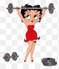 Weightlifting - Betty Boop Working Out Emoji,Weight Emoji