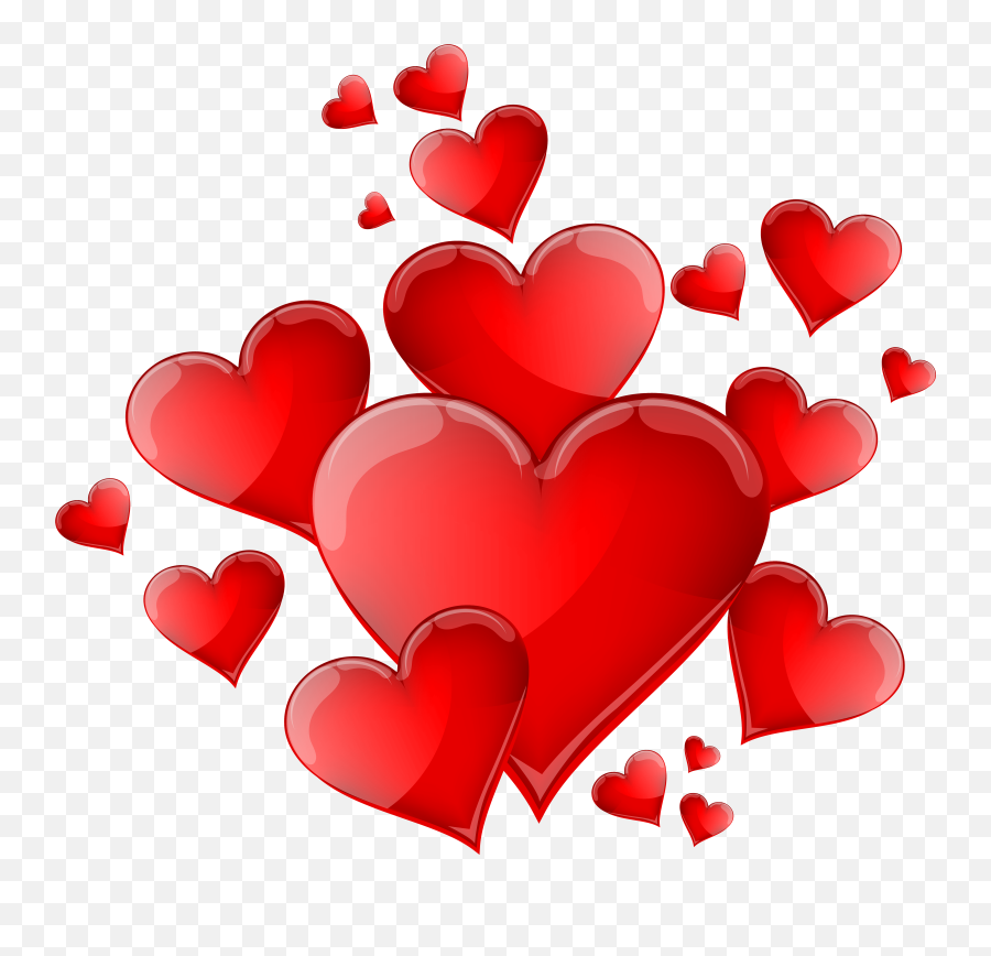 Transparent Valentine Hearts Page 1 - Line17qqcom Clipart Transparent Heart Png Emoji,Valentine Emojis