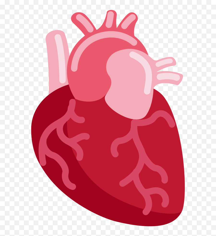 Anatomical Heart Emoji - Organ Donation Symbol,Heart Emojis