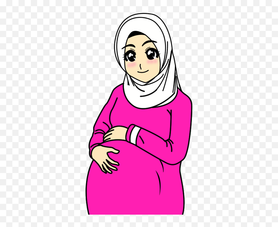 Terbaru Gambar Kartun Ibu - Pregnant Mother Cartoon Emoji,Emoticon Cemberut