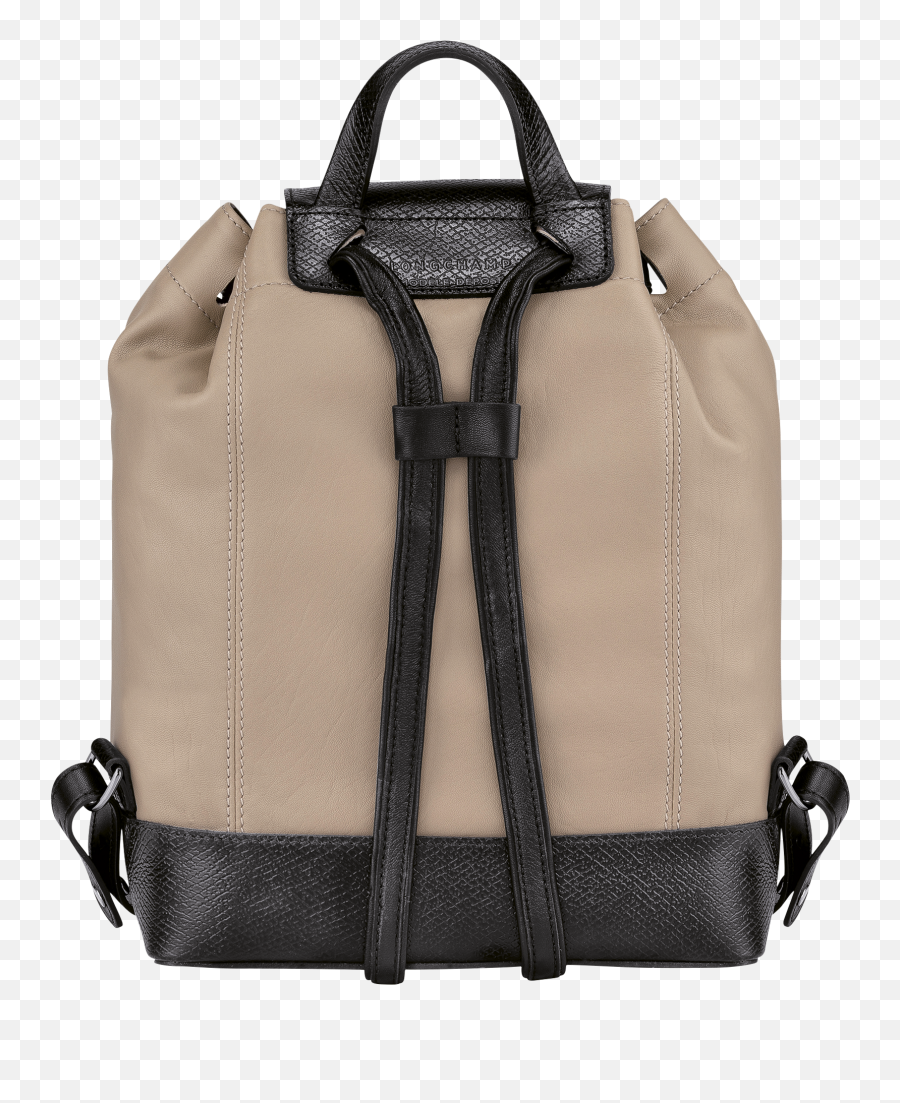 Backpack Le Pliage Cuir Greige - Solid Emoji,Emoji Flap Backpack