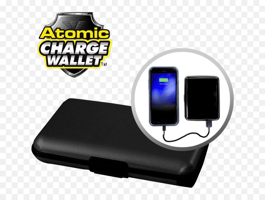 Asotv Atomic 2500 Mah Charge Wallet With Rfid Protection - Portable Emoji,100 Raw Emoji Joggers