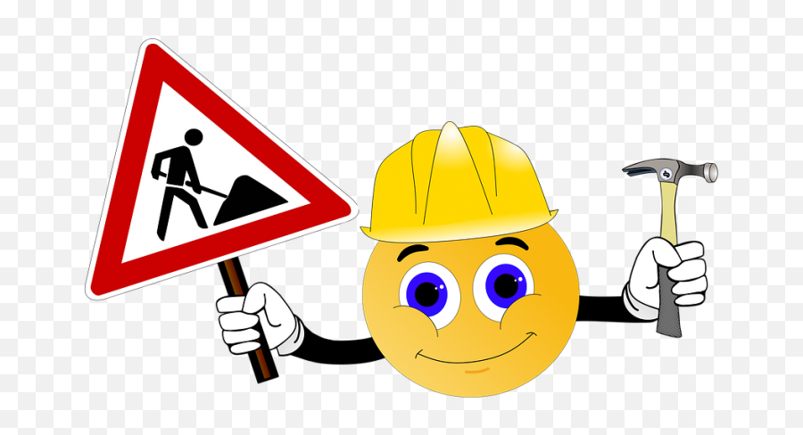 Construction Conversion - Baustelle Clipart Emoji,Under Construction Emoticon