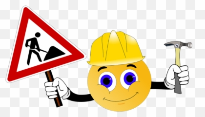 Construction Conversion - Baustelle Clipart Emoji,Under Construction Emoticon