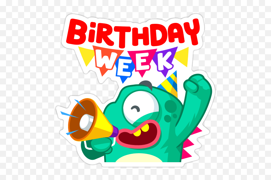 Happy Birthday Stickers Facebook Copy Paste Stickers - Have A Happy Birthday Week Emoji,Animated Birthday Emoji
