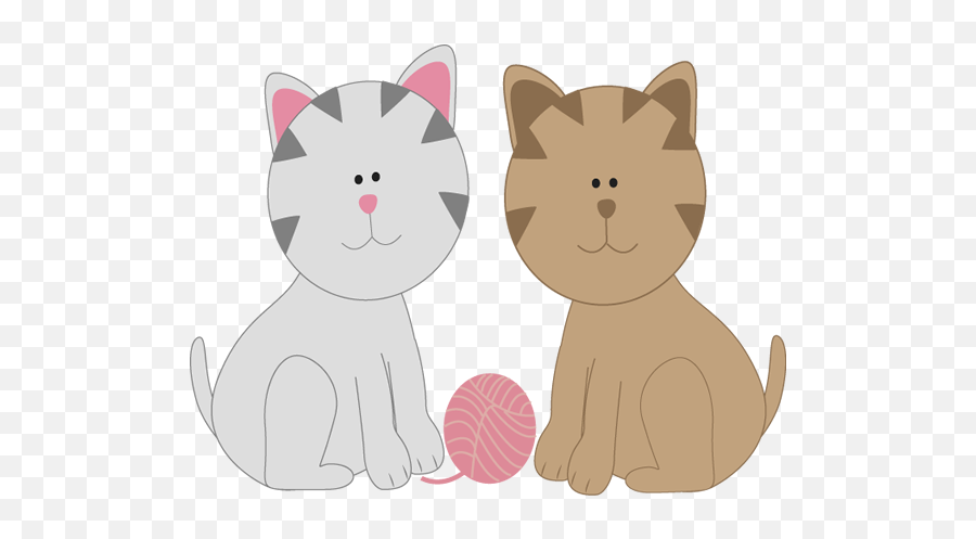 Cat Friends Clip Art - Cat Friends Image Dog Clip Art Cats Clip Art Emoji,Dog Emoticons Free Download Clip Art