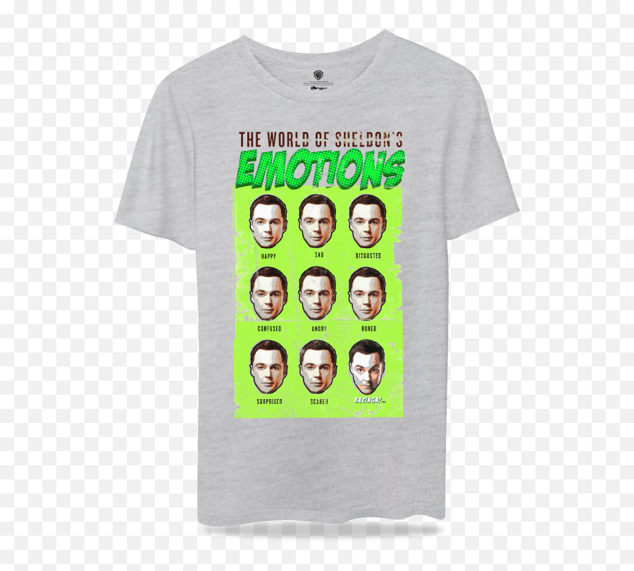 Apparel Clothing Merchandise Store In India - Sheldon Emotions Emoji,Emotions Of A Ninja Shirt Boys