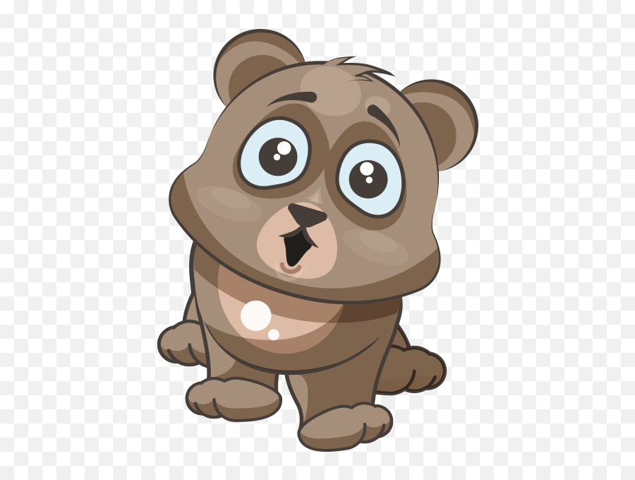 Bear Emoji Png - Osito Sorprendido,Bear Emoji