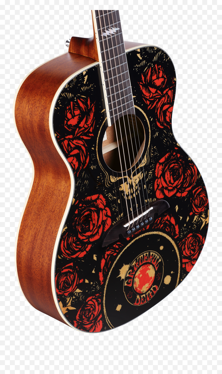 Grateful Dead Guitars - Rose Acoustic Guitar Grateful Dead Emoji,How To Pla Second That Emotion Grateful Dead Cover