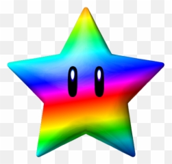 Stars Rainbow Star - Rainbow Star From Mario Emoji,Star Power Emoji