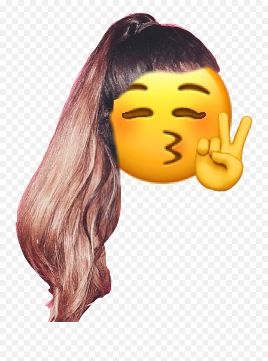 Arianagrande Emoji Ariana Sticker - Hair Design,Ariana Grande Emoji
