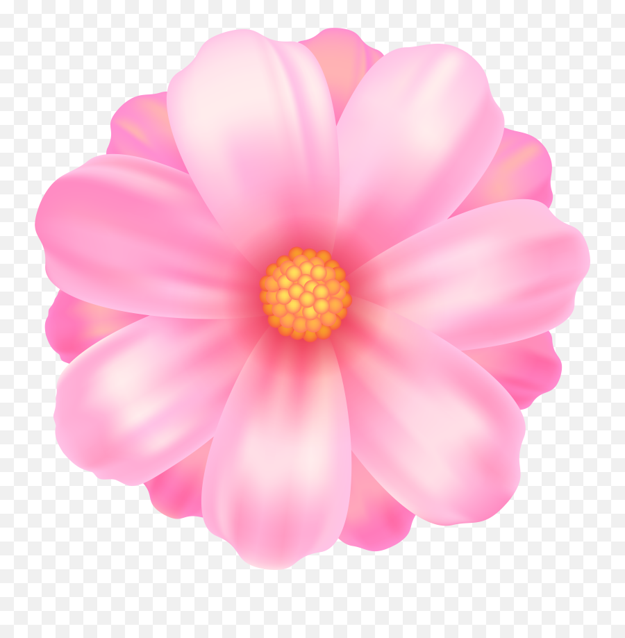 Pink Flowers Floral Design Drawing Clip - Transparent Background Pink Flower Clipart Emoji,Pink Flower Emoji