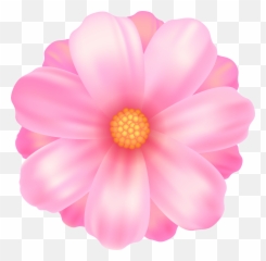 Pink Flowers Floral Design Drawing Clip - Transparent Background Pink Flower Clipart Emoji,Pink Flower Emoji