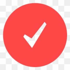 Go Ok Submit Tick Accept Circular Yes Icon - Free Download Red Tick In Circle Emoji,Work Complite Emoticons