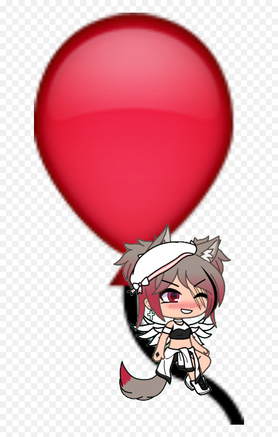 Redballoon Nasty Little Girl Sticker - Balloon Emoji,Nasty Emoji App