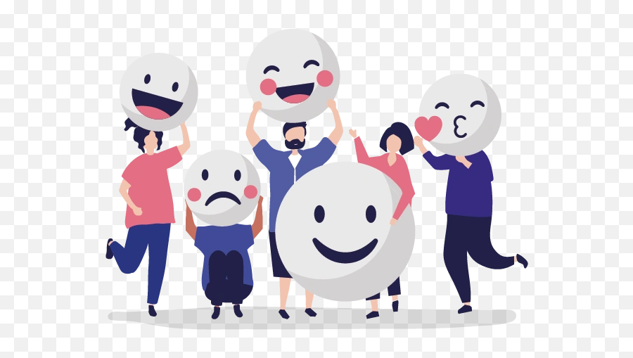 Diferencia Entre Los Sentimientos Y Las - Customer Satisfaction Illustration Png Emoji,Images Of Emojis Iritated