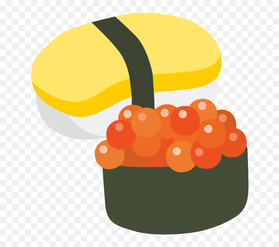 Sushi - Emoji De Sushi Png,Food Emoji Cklipart