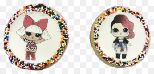 Character Cookies U2013 Wwwbrookiescookiesnyccom - Lol Sugar Cookies With Edible Emoji,Emojis Con Fondant