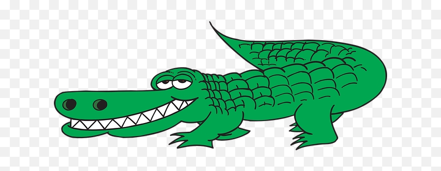 Funny Alligator Clip Art Crocodile - Clipart Crocodile Transparent Background Emoji,Alligator Emoji