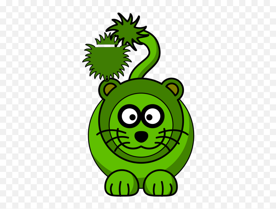 Green Lion Png Svg Clip Art For Web - Download Clip Art Cartoon Tiger Clipart Emoji,Cara Delevingne Emoji