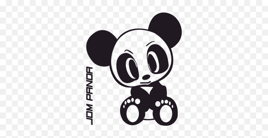Download Black Panda And Jdm Image - Jdm Panda Png Image Emoji,Toolbox Emoji