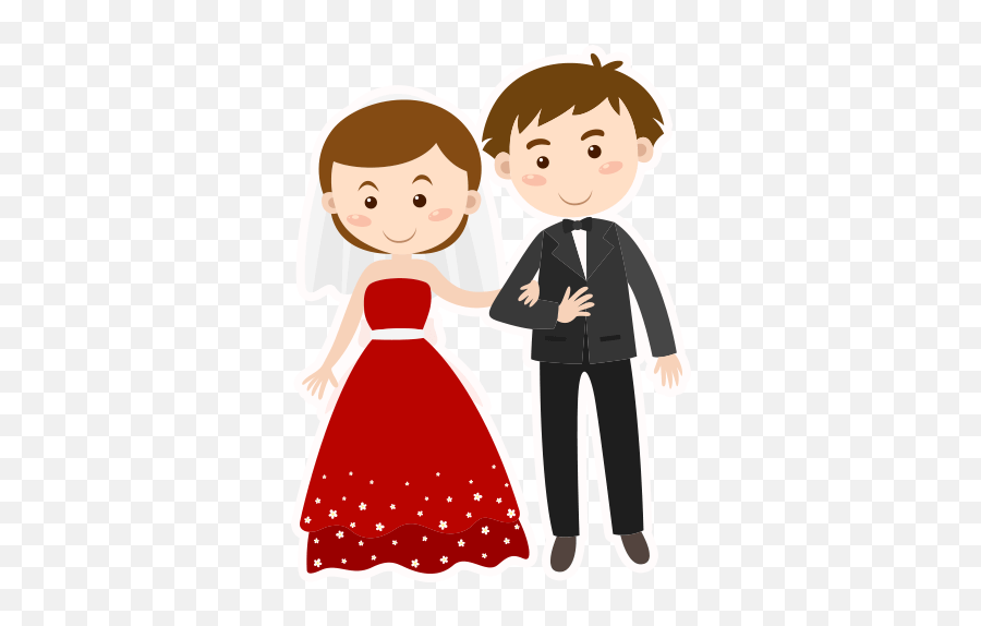 Bride Groom 1 By Marcossoft - Sticker Maker For Whatsapp Emoji,Man In Wedding Dress Emoji