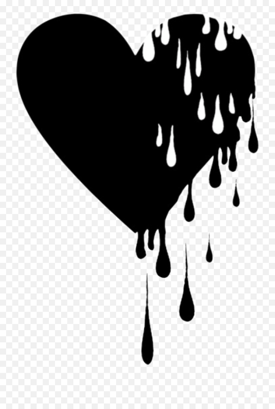 Sticker - Dripping Heart Decal Emoji,Dripping Heart Emoji