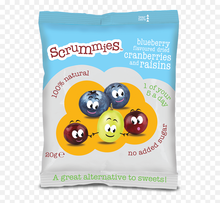Scrummies Blueberry - Happy Emoji,:l Emoticon