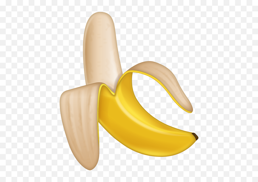 Yellow Transparent Banana Emoji,Banana Emoji