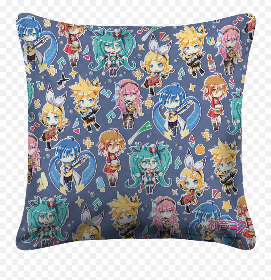 For Fans By Fansstar Magic Miku And Friends White Pillow Case - Fictional Character Emoji,Dancer Emoji Pillow