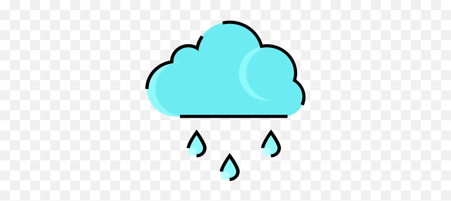 Cloud Cloudy Meteorology Rain Rainy Sign Weather Icon - Rain Sign For Weather Emoji,Rain Emoticon Text