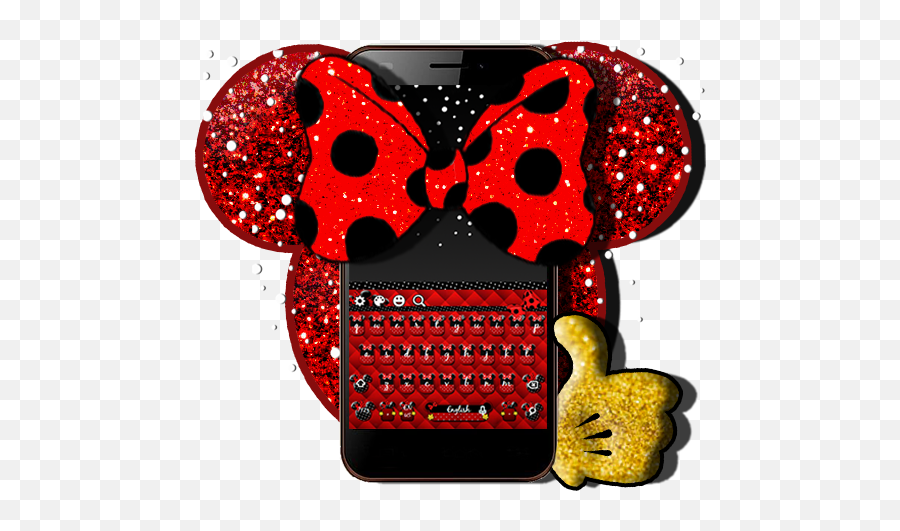 Mini Mouse Classic Keyboard Theme - Girly Emoji,Emoji Keyboard For Galaxy S7