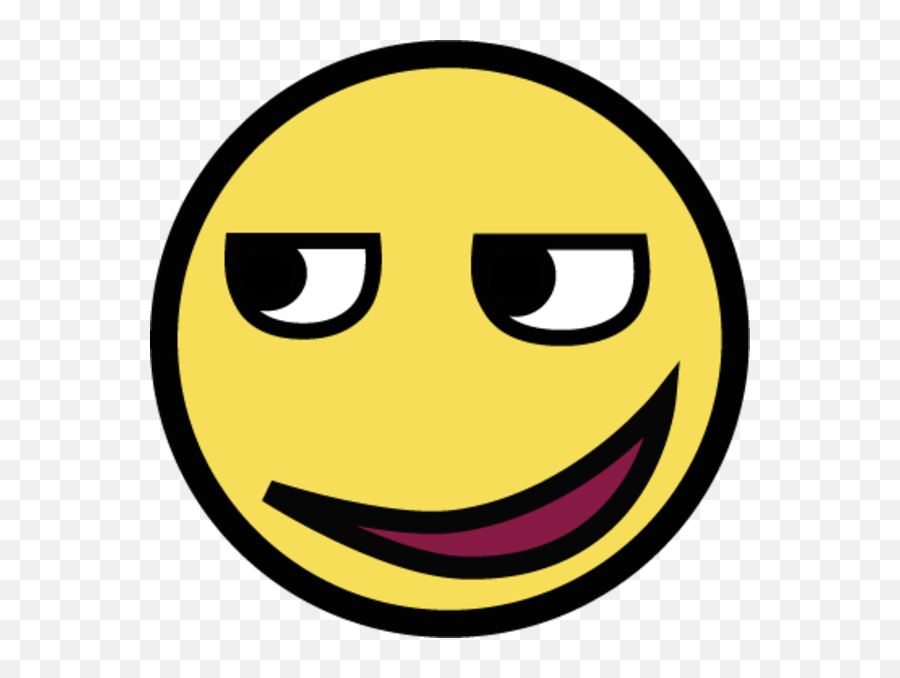 Awesome Face Epic Smiley - Meme Angry Smiley Png Emoji,Perverted Emoticons