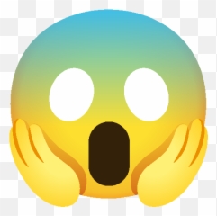 Emoji Kitchen - Happy,Screaming Emoji