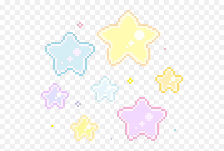 Transparent Pixel Stars Gif Emoji,Pixel Emoji Tumblr