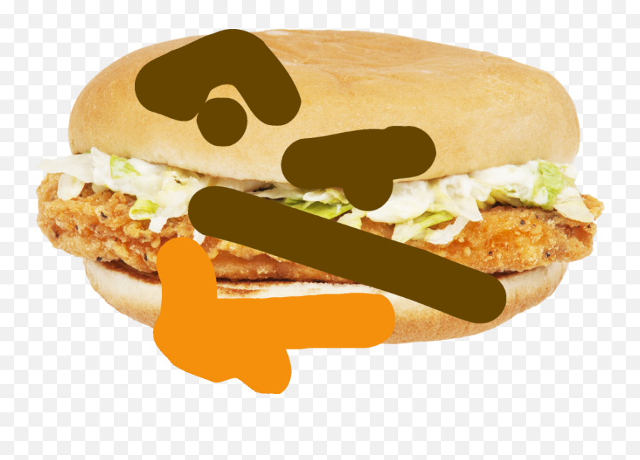 Thonk U0027n Spicy Thinking - Chicken Burger Mcdonalds Emoji,Thonk Emoji Transparent