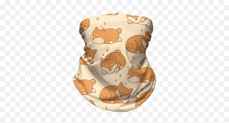 Funny Dog Neck Gaiters Lookhuman - Soft Emoji,Shibe Emoji