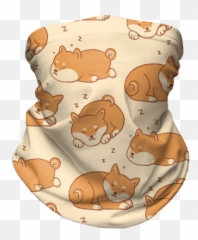 Funny Dog Neck Gaiters Lookhuman - Soft Emoji,Shibe Emoji