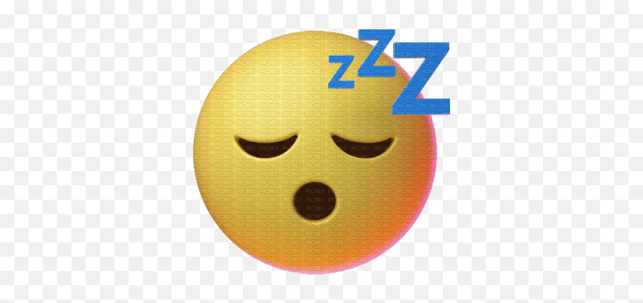 Emoji Zzzz - Picmix Animated Sleepy Emoji Gif,Facenook Emoticon