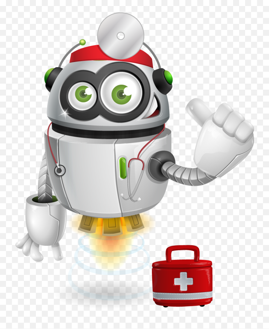 T4s - Robot Cartoon Vector Character Emoji,Emoji Support Subject Lines Madmimi