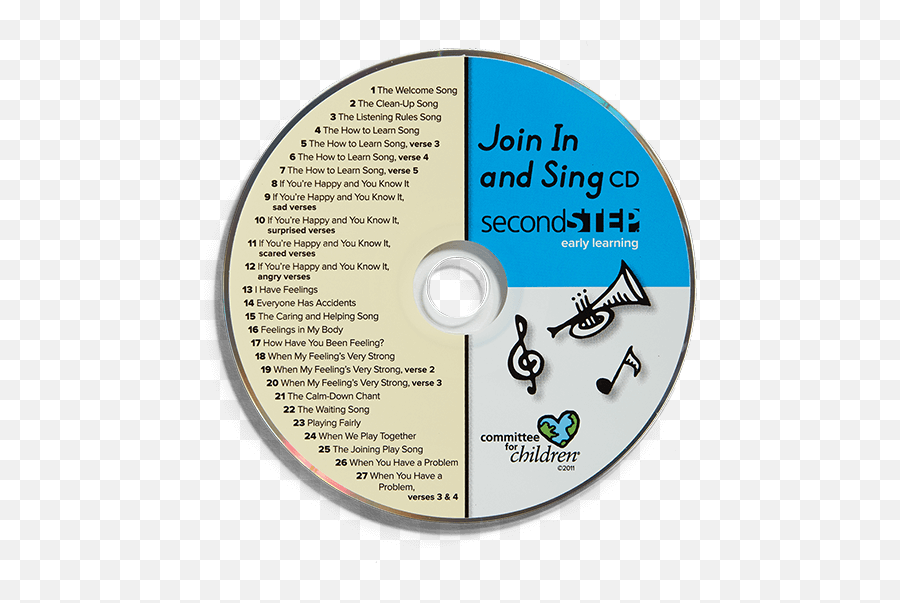 Early Learning Join In And Sing Cd - Join In And Sing Second Step Cd Emoji,Calm Your Emotion Song